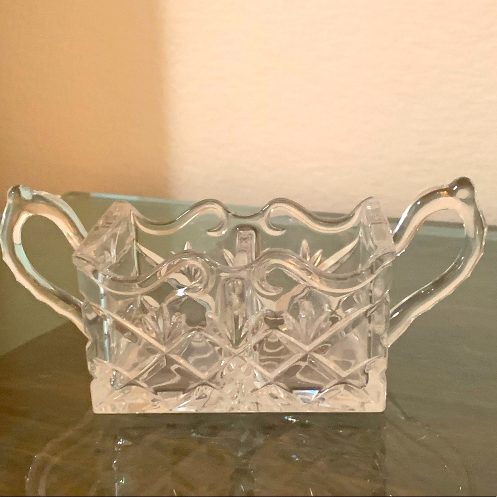 Godinger Crystal Sweet and Low holder